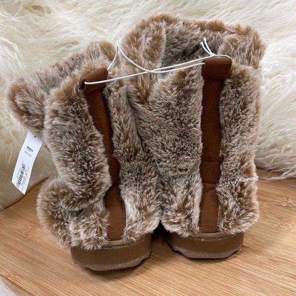 Sonoma // Ultra Plush Slouchy Rubber Sole Slippers Women Sz 7-8 Chestnut NWT - Picture 7 of 12